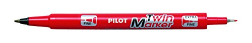 PILOT SCA-TM-R-BG Permanent-Marker "K MARKER FINE", M Rot von PILOT
