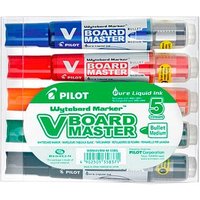 PILOT V-Board Master Whiteboard-Marker farbsortiert 2,0 - 5,0 mm, 5 St. PILOT V-Board Master Whiteboard-Marker farbsortiert 2,0 - 5,0 mm, 5 St. von Pilot