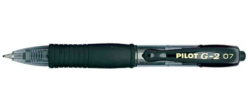 Pilot 3Stück Minis Tintenroller Gelschreiber G2XS7PIXIE Zeichnung 0,4mm (Kugelschreiber 0,7mm) schwarz von Pilot