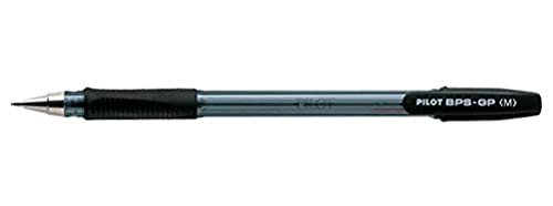 Pilot BPS GP Kugelschreiber 12 Stück gummierter Griff M 1,0 mm Schreibspitze 0,4 mm Strichbreite 12 Stück schwarz Pilot BPS GP Kugelschreiber 12 Stück gummierter Griff M 1,0 mm Schreibspitze 0,4 mm Strichbreite 12 Stück schwarz von PILOT