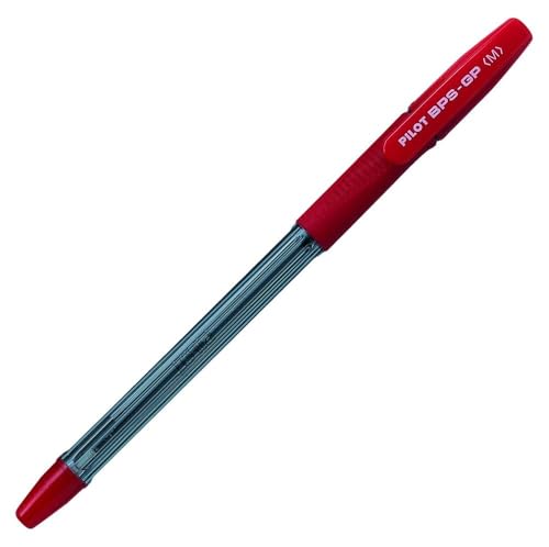 Pilot BPS-GP-M-R Kugelschreiber M, gummierte Griffzone, 0,4 mm, rot von Pilot