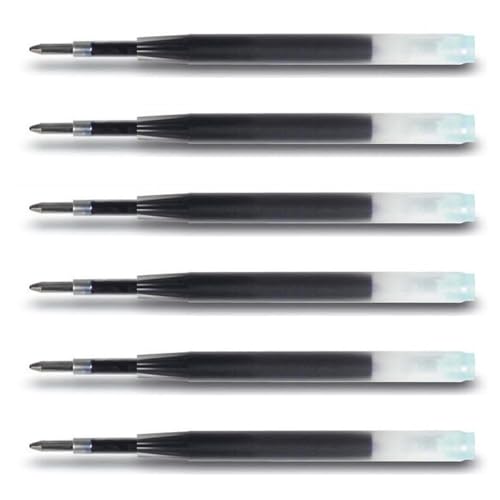 PILOT 6 Stück Kugelschreiber BRFN Pte moy. 1 mm, schwarz von Pilot