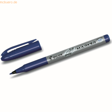 Pilot CD/DVD Marker Begreen extra fein blau von Pilot