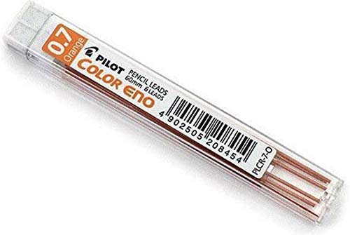 Pilot Color Eno – Orange Bleistiftminen 0,7mm – 6 Stück von Pilot