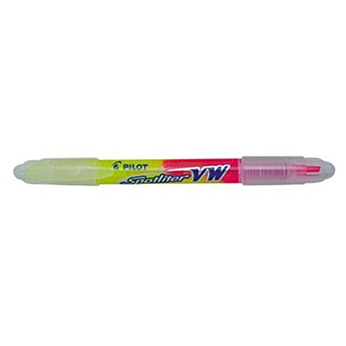 Pilot Doppelspitz-Textmarker, 3 Stück, Doppelter Spitze: zwei keilförmige Polyester-Faserspitzen mit einer Max. Strichbreite von 3,8 mm, Spotliter Begreen Rosa und Gelb Pilot Doppelspitz-Textmarker, 3 Stück, Doppelter Spitze: zwei keilförmige Polyester-Faserspitzen mit einer Max. Strichbreite von 3,8 mm, Spotliter Begreen Rosa und Gelb von Pilot
