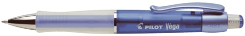 Pilot Pen Deutschland 2086003 Kugelschreiber Véga BP-415VM, M, Gehäuse blau-transl., Schreibfarbe schwarz von Pilot