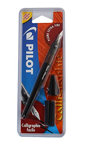 Pilot Plumix Füllfederhalter, Schwarz Extra-thin schwarz von PILOT