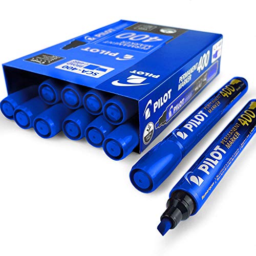 Pilot SCA-400 Permanentmarker, Keilspitze, 1,5 - 4,0 mm Spitze, Blau, 12 Stück Pilot SCA-400 Permanentmarker, Keilspitze, 1,5 - 4,0 mm Spitze, Blau, 12 Stück von Pilot