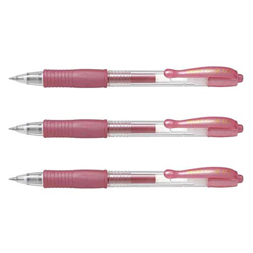 Pilot Set (3 Stifte Schreibender Gel G2 07 Metallic, Metallic-Rosa Pilot Set (3 Stifte Schreibender Gel G2 07 Metallic, Metallic-Rosa von Pilot