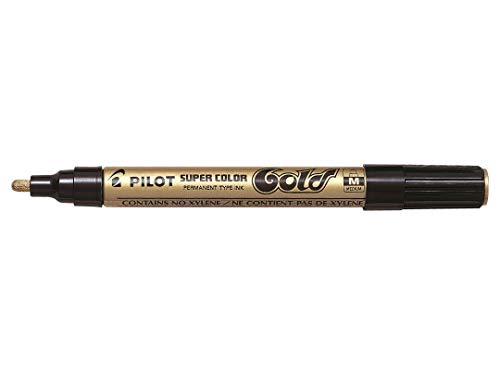 Pilot Super, Marker, breiter Farbstift m 1 gold von Pilot