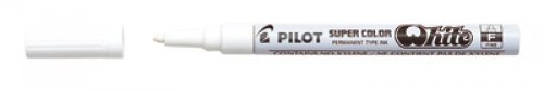 Pilot Super Farbe Extra Fein Marker Bullet Fein Single Pen weiß von Pilot