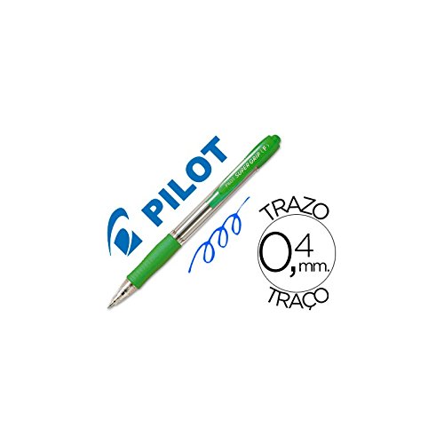 Pilot SuperGrip Kugelschreiber, 12 Stück, hellgrün von Pilot