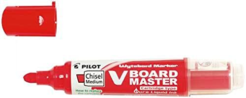 Pilot V-Board Marker M-Keilspitze 10 Stück rot von Pilot