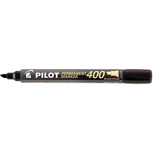 Pilot sca-400-b – Pack von 12 Permanentmarker, Keilspitze, Schwarz Pilot sca-400-b – Pack von 12 Permanentmarker, Keilspitze, Schwarz von Pilot