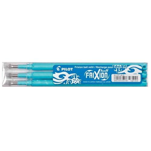 Tintenrollermine Frixion BLS-FR7, 0,4mm, hellblau, PG/3St Tintenrollermine Frixion BLS-FR7, 0,4mm, hellblau, PG/3St von Pilot
