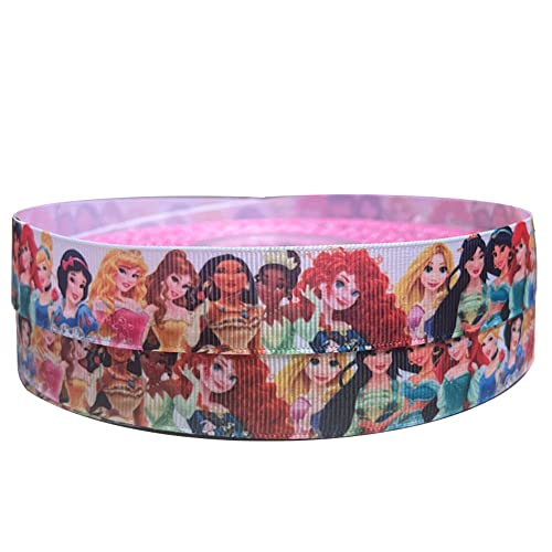 Ripsband mit allen Disney-Prinzessinnen, 2 m x 22 mm, für Kuchendekoration, Geschenkverpackung, Haarschleife Ripsband mit allen Disney-Prinzessinnen, 2 m x 22 mm, für Kuchendekoration, Geschenkverpackung, Haarschleife von Pimp My Shoes