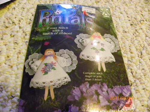 Pin Pals Friendship - 2 Angels Counted Cross Stitch with a Touch of Ribbon Kit #2305 by Pin Pals Pin Pals Friendship - 2 Angels Counted Cross Stitch with a Touch of Ribbon Kit #2305 by Pin Pals von Pin Pals