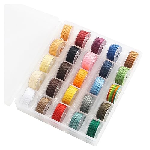 Pinafresa 25 Farben/Wachsfaden, Polyesterfaden, Gewachster Faden, Box-Set, Gewebtes Armband für Lederhandwerk, Nähen, Heimwerken, 0,45 0,55 0,65 Mm, Einfach zu Verwenden Pinafresa 25 Farben/Wachsfaden, Polyesterfaden, Gewachster Faden, Box-Set, Gewebtes Armband für Lederhandwerk, Nähen, Heimwerken, 0,45 0,55 0,65 Mm, Einfach zu Verwenden von Pinafresa