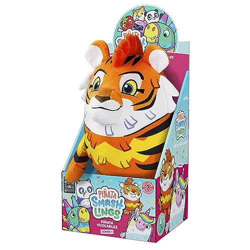 Pinata Smashlings Huggable Plush, Mo Tiger, Roblox Toys, Soft Toys, Ideales Geschenk, Offizielles Pinata Smashlings Spielzeug von Toikido. Pinata Smashlings Huggable Plush, Mo Tiger, Roblox Toys, Soft Toys, Ideales Geschenk, Offizielles Pinata Smashlings Spielzeug von Toikido. von Pinata Smashlings