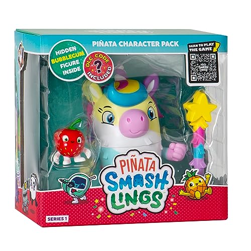 Pinata Smashlings Pinata Gelenkfigur Luna Einhorn, Roblox Spielzeug, ideales Geschenk, offizielles Pinata Smashlings Spielzeug von Pinata Smashlings