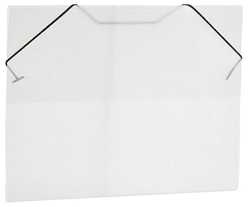 Ordner schwarz transparent A4 (26 x 1 x 35,5 cm) (12 Stück) von Pincello