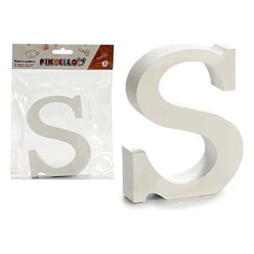 Pincello S3606990 Buchstabe S, Holz, Verschiedene Materialien, bunt, Einheitsgröße Pincello S3606990 Buchstabe S, Holz, Verschiedene Materialien, bunt, Einheitsgröße von Pincello