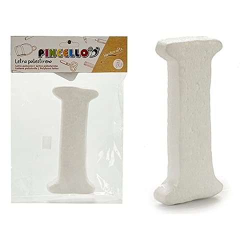 Pincello S3607156 Buchstabe I Polystyrol, Verschiedene Materialien, bunt, Einheitsgröße von Pincello