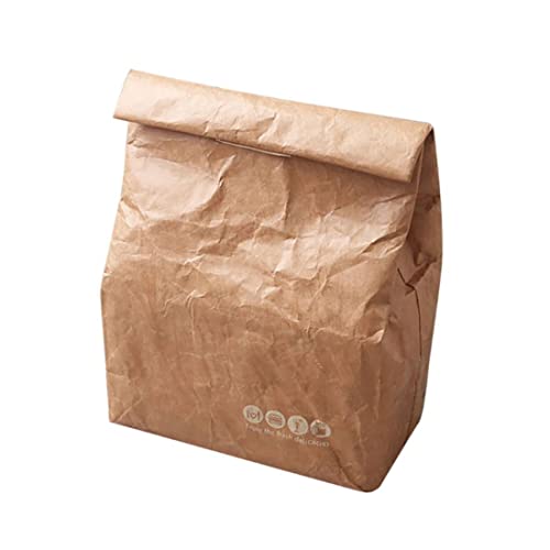 Braune Papiertüten, 1 -pc -Papier -Mittagstasche wiederverwendbare Lunchbeutel Isolierung Container Picknick Mahlzeit Transporter Taschen für Mädchen Kinder Frauen Erwachsene für Arbeit Picknick, Bro Braune Papiertüten, 1 -pc -Papier -Mittagstasche wiederverwendbare Lunchbeutel Isolierung Container Picknick Mahlzeit Transporter Taschen für Mädchen Kinder Frauen Erwachsene für Arbeit Picknick, Bro von Pineeseatile