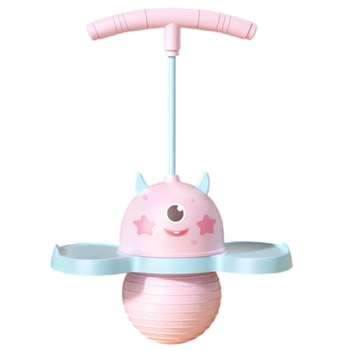 Hüpfbällchen für Kinder für Kinder hüpfbällchen nicht rutschfest und tragen resistenten niedlichen und lustigen Ball mit verstellbarem Griffssensory-Motor-Training für Erwachsene, mit Pumpen- von Pineeseatile