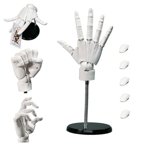 Pineeseatile Handmodell zum Zeichnen, Handmodell 1: 1 Artikulierte Schaufensterpuppenbewegungsgelenk 16x8in Manikin mit Basis -DIY -PVC -Bauch Pineeseatile Handmodell zum Zeichnen, Handmodell 1: 1 Artikulierte Schaufensterpuppenbewegungsgelenk 16x8in Manikin mit Basis -DIY -PVC -Bauch von Pineeseatile