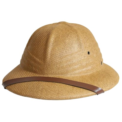 Pineeseatile Kernhelme für Männer, Hut, verstellbare Antibugs Kernhelm, tragbare Helme für Männer, eine Größe von Sonnenhüten für und Frauen, Sommer, leichter Kaffee von Pineeseatile