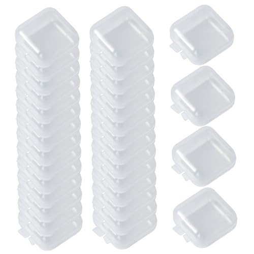 Pineeseatile Klarer Schmuckschatulle, 100pcs Mini -Schmuckschatulle, 1, 4x1.4x0, 7 Zoll staubdes, klarer Plastik mit Scharnierdeckel für Ohrringe Ohrstollen Pineeseatile Klarer Schmuckschatulle, 100pcs Mini -Schmuckschatulle, 1, 4x1.4x0, 7 Zoll staubdes, klarer Plastik mit Scharnierdeckel für Ohrringe Ohrstollen von Pineeseatile