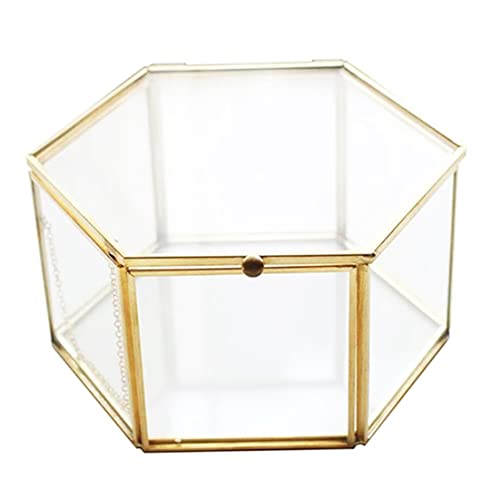 Pineeseatile klare aufbewahrte Blütenstaierbox Glas Schmuckschatulle Klar konservierte Blumengeometrische Aufbewahrungsbox Sechseckige transparente Hülle für Ring -Ohrring -Blumenspeicher Pineeseatile klare aufbewahrte Blütenstaierbox Glas Schmuckschatulle Klar konservierte Blumengeometrische Aufbewahrungsbox Sechseckige transparente Hülle für Ring -Ohrring -Blumenspeicher von Pineeseatile