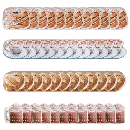 Pineraap 4 Pack 2025 Mini Kalender Vintage Coffee Serie Kalender Drei Löcher Doppelseiten Einsteckkarten für M5/A7/A5/A6 Loseblatt Notebook Zubehör, Januar 2025 bis Dezember 2025 Pineraap 4 Pack 2025 Mini Kalender Vintage Coffee Serie Kalender Drei Löcher Doppelseiten Einsteckkarten für M5/A7/A5/A6 Loseblatt Notebook Zubehör, Januar 2025 bis Dezember 2025 von Pineraap