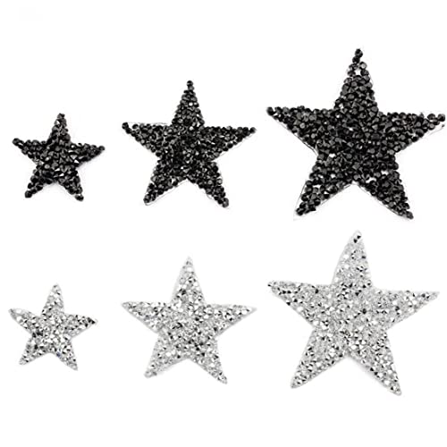 4/6 / 8 cm Hotfix Rhinestones Sterne Patches Für Kleidung Eisen Auf Applique Dekoration DIY, Tasche, Kleidung Parche para Ropa 4/6 / 8 cm Hotfix Rhinestones Sterne Patches Für Kleidung Eisen Auf Applique Dekoration DIY, Tasche, Kleidung Parche para Ropa von PiniceCore