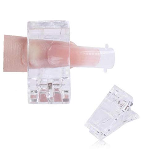 PiniceCore 5 Pc/Satz-Nagel-Spitzen Clip Transparent Polygel Schnell Gebäude Finger Nagelverlängerung Builder Schellen Maniküre Nail Art, Werkzeug von PiniceCore