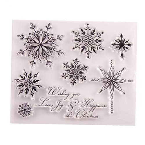 Transparente Briefmarken Schneeflocke Weihnachten Klarstempel Gummi Silikon Scrapbooking Für Kartenherstellung Album Handwerk Dekor Transparente Briefmarken Schneeflocke Weihnachten Klarstempel Gummi Silikon Scrapbooking Für Kartenherstellung Album Handwerk Dekor von PiniceCore