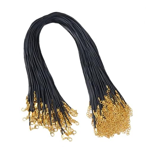 Wachskabel Halsketten Kette 20pcs Geflochtene Lederkabelschnurkette Halskette Goldenem Für DIY -schmuckhersteller Wachskabel Halsketten Kette 20pcs Geflochtene Lederkabelschnurkette Halskette Goldenem Für DIY -schmuckhersteller von PiniceCore