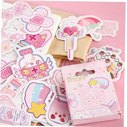 PiniceCore 46pcs Netter Boxed Kawaii Aufkleber Planer Scrapbooking Briefpapier Japanische Tagebuch-Aufkleber von PiniceCore