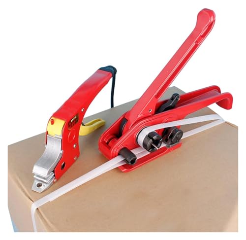 Werkzeugset für elektrische Umreifung – 12-19 mm PP Strap Sealer & Spanner | Instant Hot-Melt Bonding | Unbreakable Fused Straps | Heavy Duty Packaging & Bundling | Fast, Secure Seals, Red Werkzeugset für elektrische Umreifung – 12-19 mm PP Strap Sealer & Spanner | Instant Hot-Melt Bonding | Unbreakable Fused Straps | Heavy Duty Packaging & Bundling | Fast, Secure Seals, Red von Pink Beryl