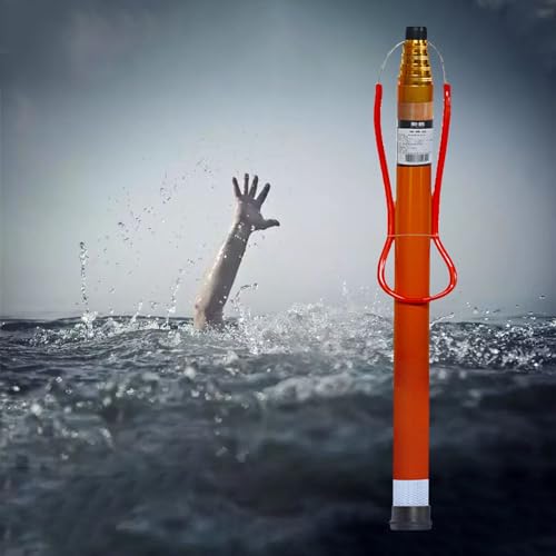 Pool-Notrettungsstange mit leuchtenden und reflektierenden, gut sichtbaren Rettungsstangen für Tag und Nacht, lebensrettende Ausrüstung für ertrinkende Schwimmer (Größe: 5,5 m/18 Fuß/216,5 Zoll) Pool-Notrettungsstange mit leuchtenden und reflektierenden, gut sichtbaren Rettungsstangen für Tag und Nacht, lebensrettende Ausrüstung für ertrinkende Schwimmer (Größe: 5,5 m/18 Fuß/216,5 Zoll) von Pink Palm