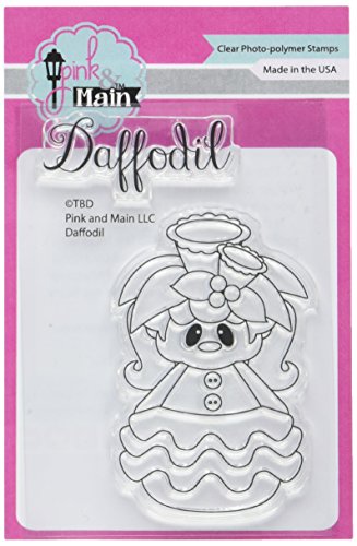 Pink & Main "Daffodil Clear Stamps, Acryl, Mehrfarbig, 3 Zoll x 4-Zoll, 2-teilig von Pink & Main