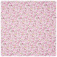 Baumwoll-Stoff "Kleine Blumen" - Rosa von Pink