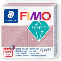 FIMO effect "Glitter" - Roségold von Pink