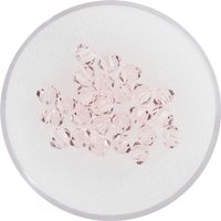 Glasschliffglitzerperlen, 4 mm - Light Rose von Pink