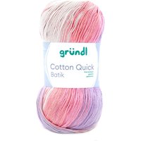 Gründl Cotton Quick Batik - Creme/Rosa/Lila/Flieder von Pink