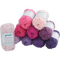 Gründl Cotton Quick Mini "Shades of Pink and Violet" von Pink