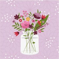 Serviette "Blumenvase" Serviette "Blumenvase" von Paper+Design