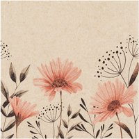 Serviette "Delicate Flowers" Serviette "Delicate Flowers" von HOME FASHION