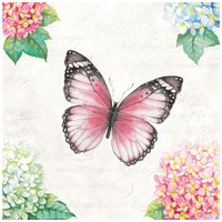 Serviette "Schmetterling Rose" Serviette "Schmetterling Rose" von ambiente